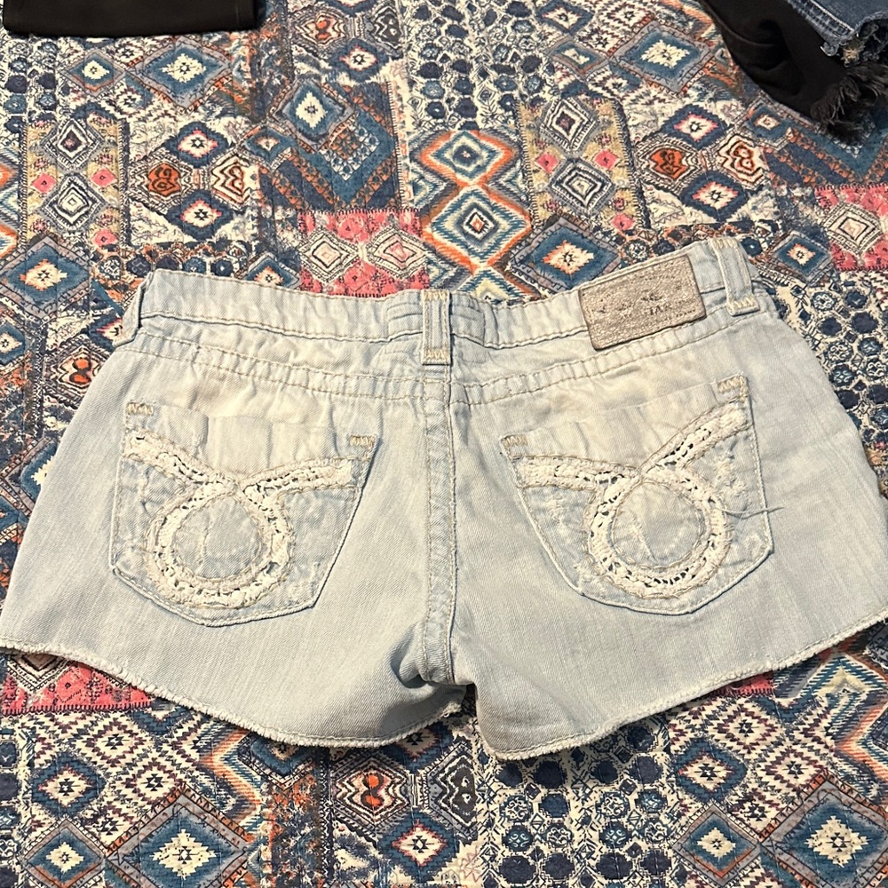 Big Star Light Wash Jean Shorts